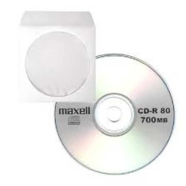 CD-R  MAXELL  PAPIRTASAKOS