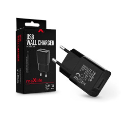 MAXLIFE USB HÁLÓZATI TÖLTŐ ADAPTER - MAXLIFE MXTC-01 USB WALL CHARGER - 5V/1A -